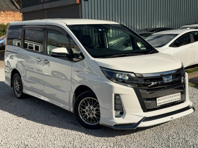 White Toyota Voxy 68 NOAH HYBRID S-i WXB Edition 1.8L PETROL HYBRID AUTOMATIC 7 SEATER MPV